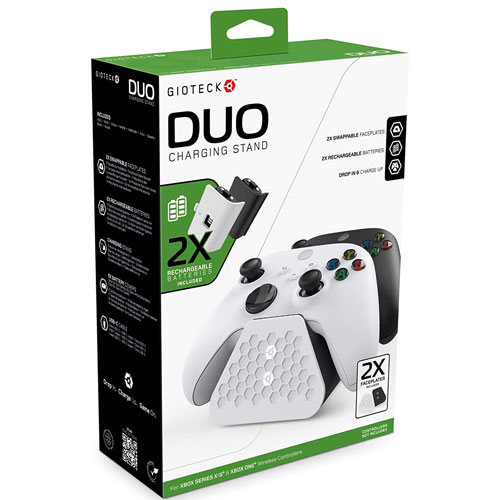 XBSX Ladestation Duo Charging Stand Black/White