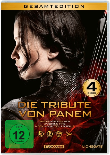 Tribute von Panem  Gesamtedition (DVD) 4Disc 
Min: 528/DD5.1/WS
