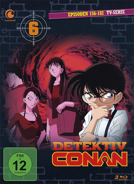 Detektiv Conan - TV Serie Box #6 (BR) 3Disc 
Min: 650/DD/VB  Ep.156-182