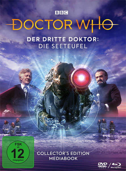 Doctor Who -  3ter Doktor (BR+DVD) Seeteufel 
LTD. - ltd. Mediabook, 3Disc