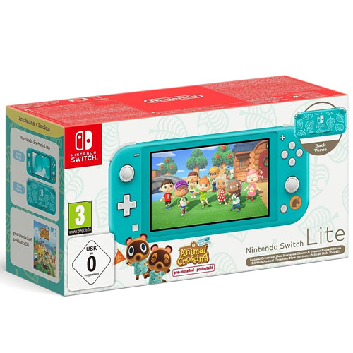Switch   Konsole  Lite Animal Crossing Timmy
 Aloha Edition  (vorinst. Animal Crossing New Horizon)