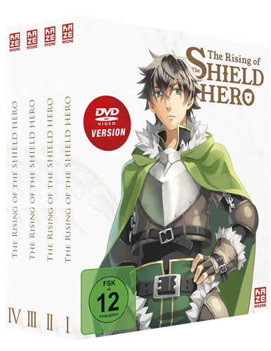 Rising of the Shield Hero - Staffel 1 (DVD) GA 
Gesamtausgabe, Bundle 4 Disc