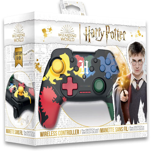 Switch Controller Harry Potter wireless  black
 Harry Potter die 4 Häuser