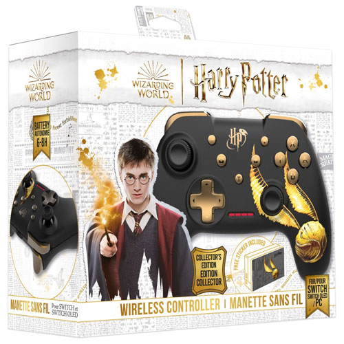 Switch Controller Harry Potter Goldener Schnatz
wireless black