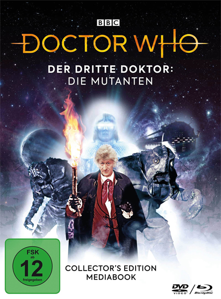 Doctor Who - 3ter Doktor (BR+DVD) Mutanten 
LTD. - ltd. Mediabook, 3Disc