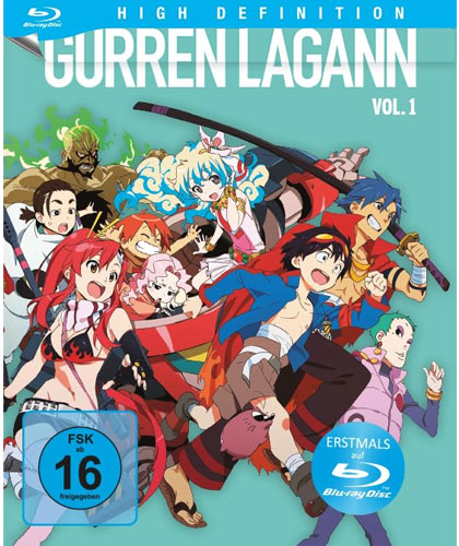 Gurren Lagann - Vol.1.1 (BR) 
Min: 350/DD/WS 2Disc