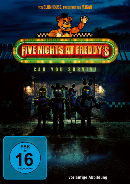Five Nights at Freddys (DVD) 
Min: 106/DD5.1/WS