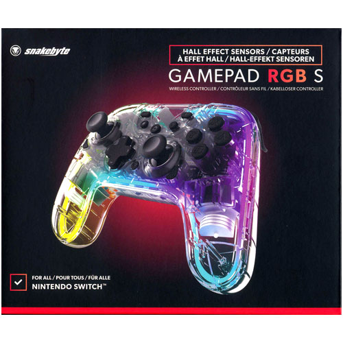 Switch Controller Wireless Gamepad RGB S
 Snakebyte