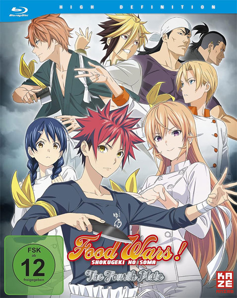 Food Wars! - Staffel #4 GA (BR) The Fourth Plate
Gesamtausgabe - Vol.1-12, 2Disc