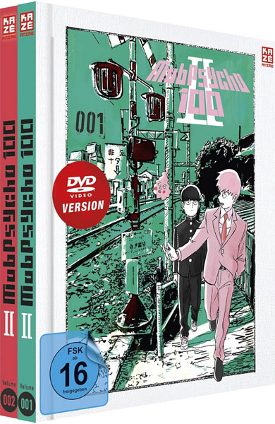 Mob Psycho 100 - Staffel 2  GA (DVD) 2Disc 
Gesamtausgabe - Bundle Vol.1-2, Ep. 01-13