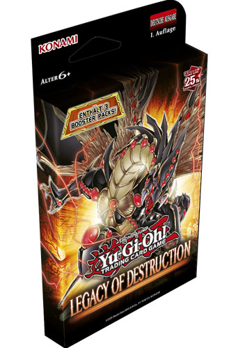 Yu Gi Oh!Booster-D-Legacy of Destruction Tuck Box
 3-er Booster deutsch