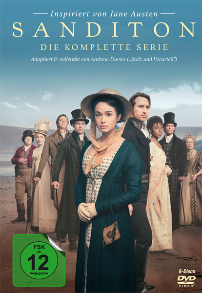 Jane Austen: Sanditon - Kompl. Serie (DVD) 6Disc 
Min: 1000/DD5.1/WS