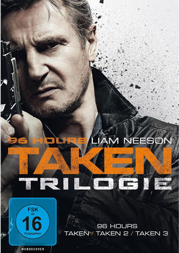 96 Hours - Taken 1-3 (DVD) Softbox 
3Disc
