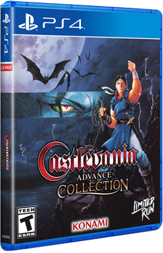 Castlevania Advance Coll.  PS-4  US DraculaX Cover
 Limited Run Dracula X Cover