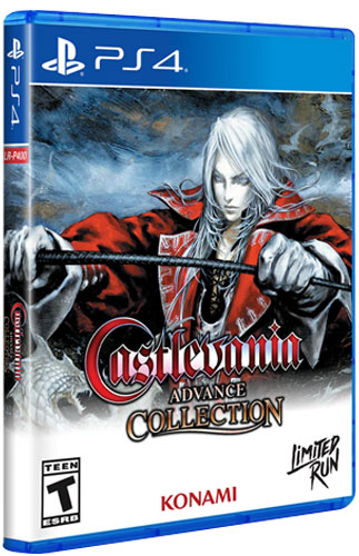 Castlevania Advance Coll.  PS-4  US Harmony Cover
 Limited Run Harmony of Dissonance Cover