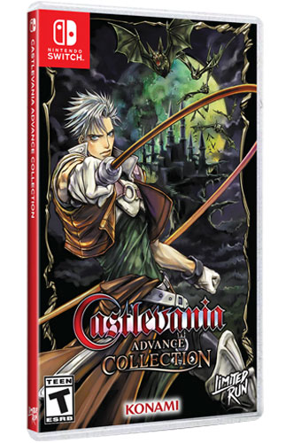 Castlevania Advance Coll.  SWITCH  US Circle Cover
 Limited Run Circle of the Moon Cover