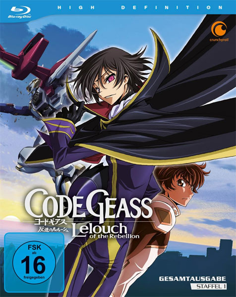 Code Geass: Lelouch of the Rebellion #1 GA (BR) 
Staffel 1 - Gesamtausgabe, 4Disc