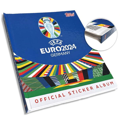 Topps UEFA EURO 2024 Sticker Album Hardcover