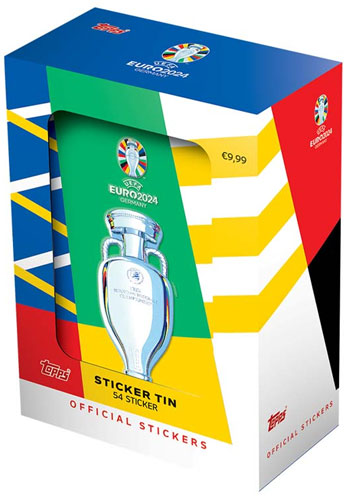 Topps UEFA EURO 2024 Sticker Mini-Tin