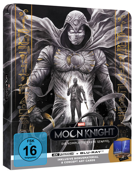 Moon Knight - Staffel 1 (UHD+BR) LE -SB- 
Limited Steelbook, Staffel 1, 4Disc