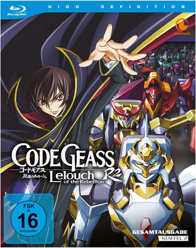 Code Geass: Lelouch of the Rebellion #2 GA (BR) 
Staffel 2 - Gesamtausgabe, Ep. 01-25, 2BluRays