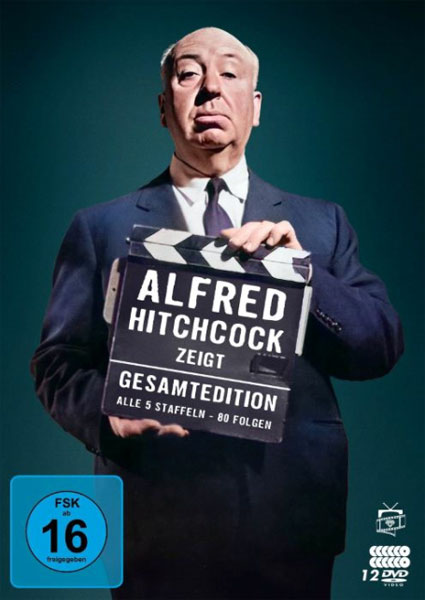 Alfred Hitchcock zeigt - Gesamtedition BOX (DVD) 
5 Staffeln, 80 Folgen, 12DVDs