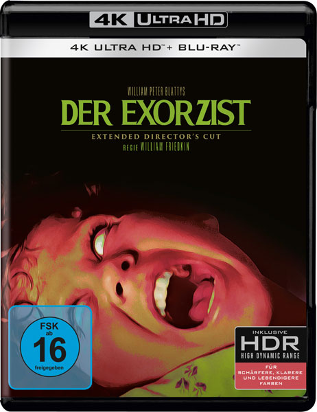 Exorzist #1 (UHD+BR) Directors Cut  4K 
Min: 132/DD5.1/WS 2Disc, remastered