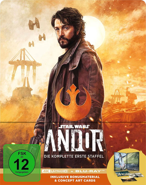 Andor - Staffel 1 (UHD+BR) LE -SB- 
Limited Steelbook, Staffel 1, 4K, 6Disc