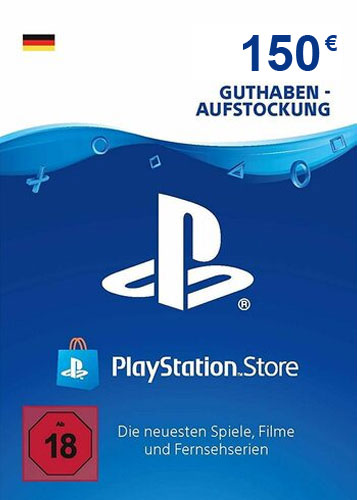 PSN Code 150  Euro
 Code wird als PDF Datei geliefert
 PlayStation Network Einzweckgutschein