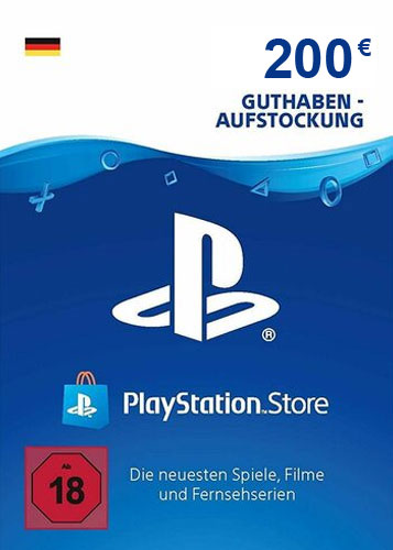 PSN Code 200  Euro
 Code wird als PDF Datei geliefert
 PlayStation Network Einzweckgutschein