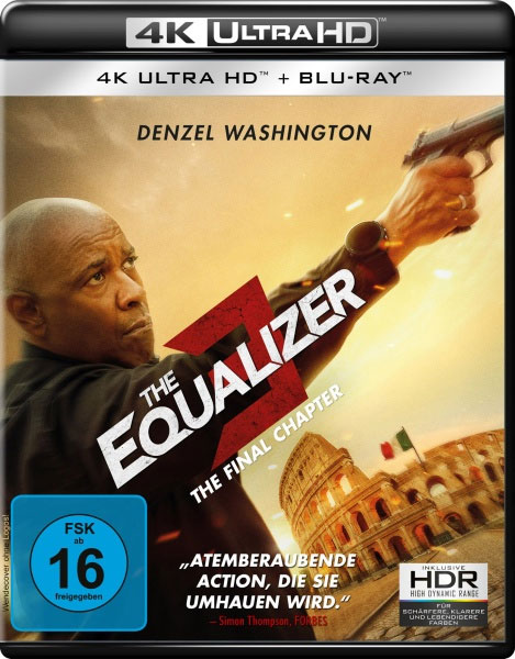 Equalizer 3, The - Final Chapter (UHD+BR) 4K 
Min: 110/DD5.1/WS