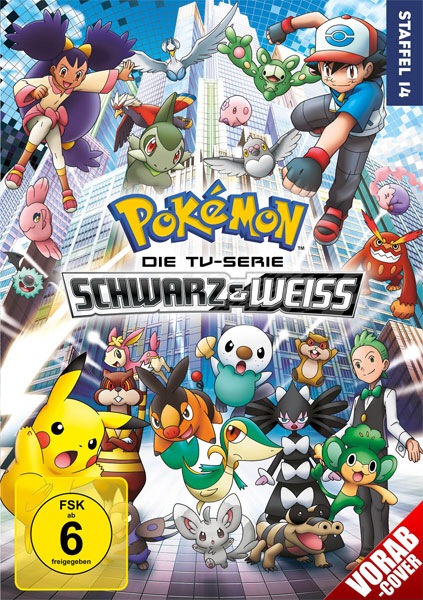 Pokemon  Staffel 14 (DVD) Schwarz und Weiß
Min: 1000/DD/VB  6Disc