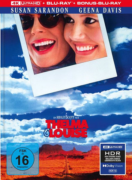 Thelma & Louise (UHD+BR) LCE -Mediabook- 4K 
3-Disc Limited Collectors Edition im Mediabook