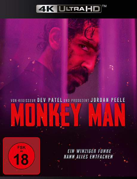 Monkey Man (UHD) 4K 
Min: 121/DD5.1/WS