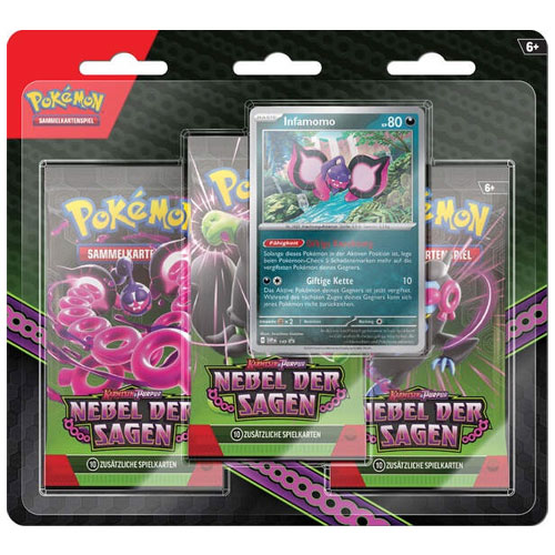 Pokemon Cards KP06.5 3-er Pack Blister 6-er
 Display 6-er Pack deutsch