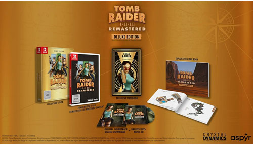 Tomb Raider 1-3  Switch  Remastered Deluxe Editio
