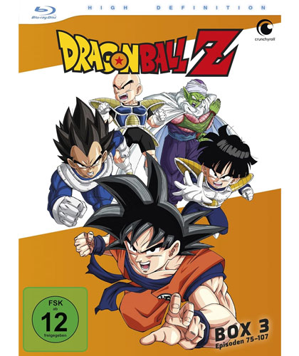 Dragonball Z - BOX 3 (BR) TV 
4Disc, Folge 75-107