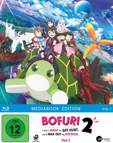 Bofuri: I Dont Want to Get Hurt..  S# 2.1 (DVD) SS
 Staffel 2.1 Mediabook mit Sammelschuber, Limited Ed.