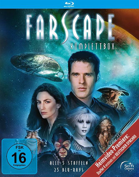 Farscape - Verschollen im All: Komplettbox (BR) 
Alle 5 Staffeln mit deutscher Synchro - 25 Disc