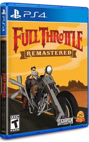 Full Throttle Remastered  PS-4  
 Limited Run