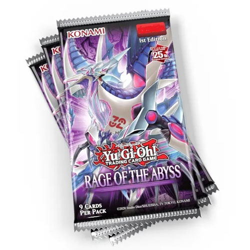 Yu Gi Oh!Booster-D-Rage of the Abyss 3-er Booster