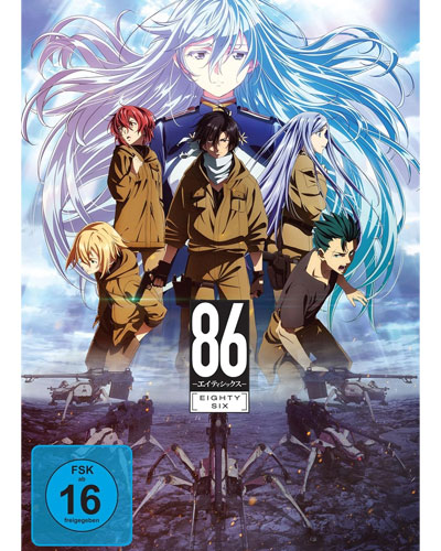 86: Eighty Six - Staffel 1 (DVD) GA 
Gesamtausgabe, 4Disc