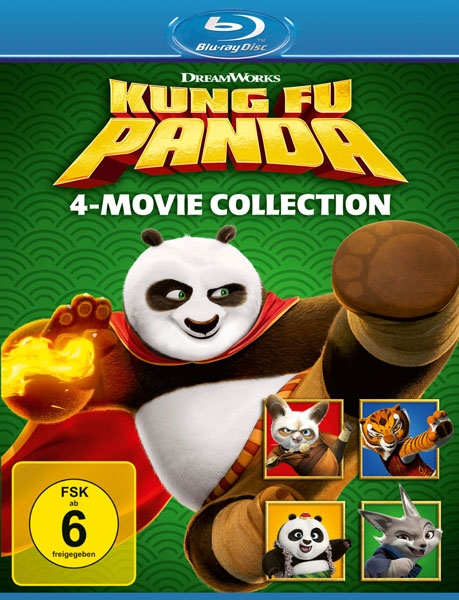 Kung Fu Panda 1-4 Collection (BR) 4Disc 
Min: 356/DD5.1/WS