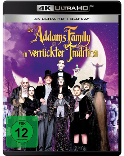 Addams Family in verrückter Tradition (UHD+BR) 4K 
Min: 94/DD5.1/WS