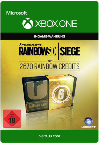 Rainbow Six Siege  XBSX 2670 Rainbow Credits PIN