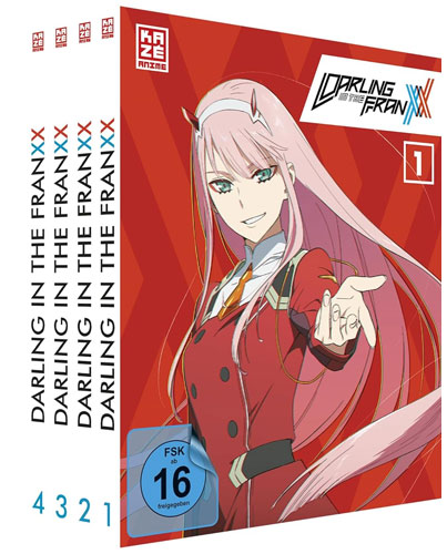 Darling in the Franxx - GA (DVD) 4Disc 
Gesamtausgabe, Bundle Vol. 01-04