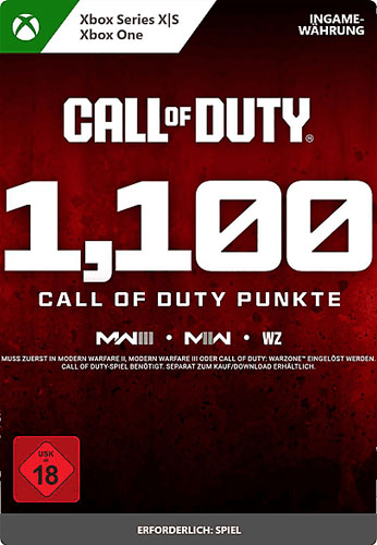 COD   XBSX PIN 1100 Points
 Call of Duty