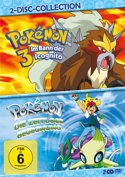 Pokemon - 2Disc Col.: Im Bann / Zeitlose B.(DVD) 
Pokemon 03 / 04 Doppelbox, 2Disc