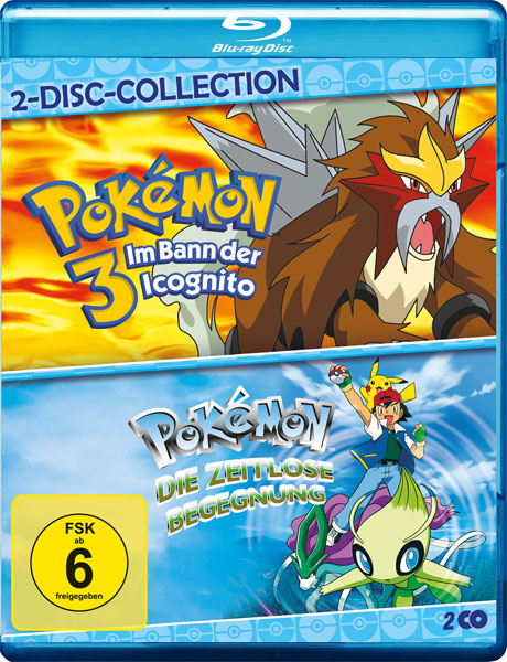 Pokemon - 2Disc Col.: Im Bann / Zeitlose B.(BR) 
Pokemon 03 / 04 Doppelbox, 2Disc