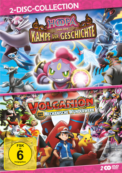 Pokemon - 2Disc Col.: Hoopa / Volcanion (DVD) 
Pokemon 18 / 19 Doppelbox, 2Disc
